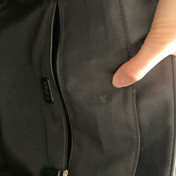 Chaps Floral Black and Cream Tote Bag - Picture 16 of 16